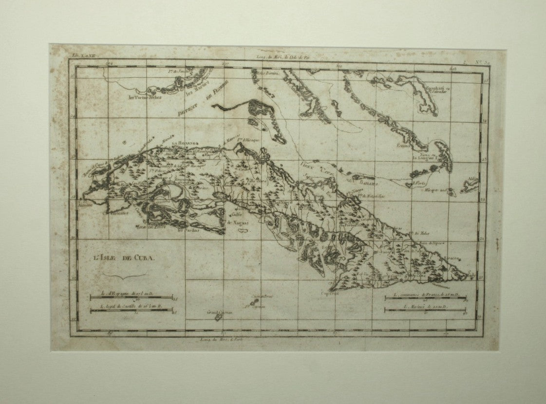 L'Isle de Cuba - Analyse succincte de L'atlas dressé