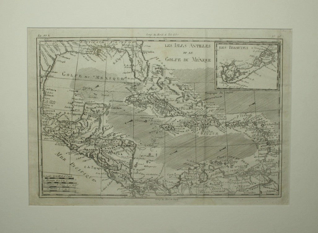 Les Isle Antilles et le Golfe du Mexique - Análisis sucinto de L'atlas dressé