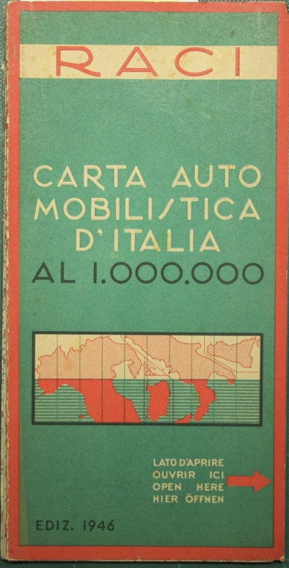 Carta automobilistica d'Italia al 1.000.000