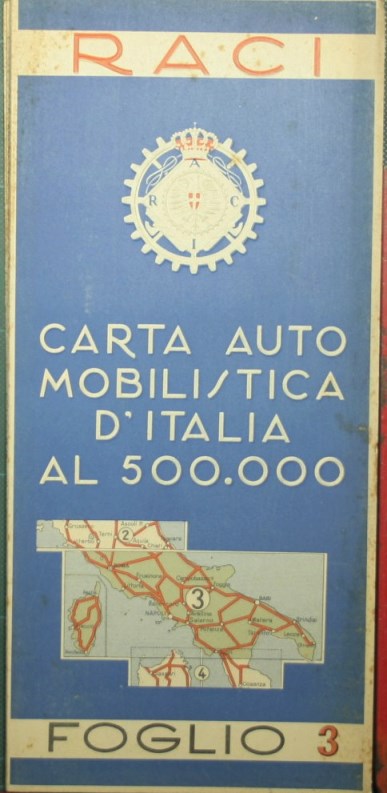 Carta automobilistica d'Italia al 500.000. Foglio 3