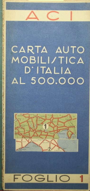Carta automobilistica d'Italia al 500.000. Foglio 1