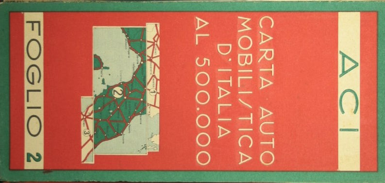 Automobile card of Italy at 500,000. Sheet 2