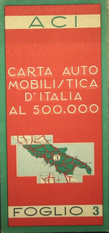 Carta automobilistica d'Italia al 500.000. Foglio 3