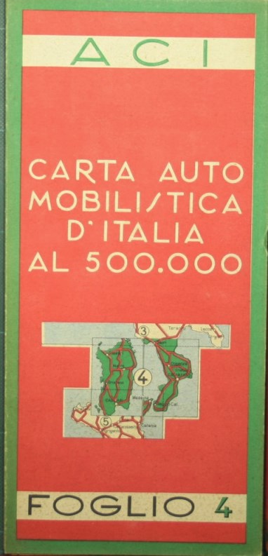 Carta automobilistica d'Italia al 500.000. Foglio 4