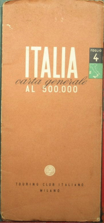 Italia. Carta generale al 500.000. Foglio 4