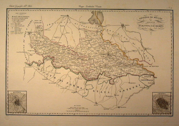 Government of Milan. Provinces of Mantua and Cremona.