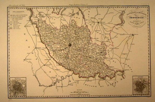 Government of Milan. Provinces of Milan, Pavia and Lodi.