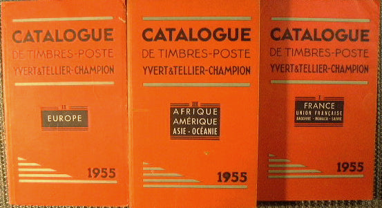 Catalogue de timbres - poste