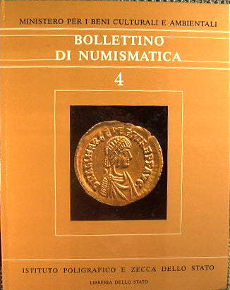 Bollettino di Numismatica.Anno 1985 Gennaio-Giugno