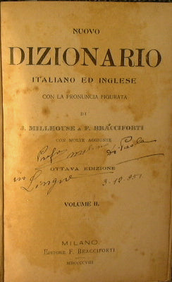 Nuovo dizionario italiano ed inglese