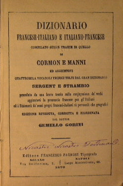 Diccionario francés-italiano e italiano-francés