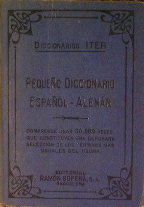 Pequeno diccionarios Espanol - Aleman
