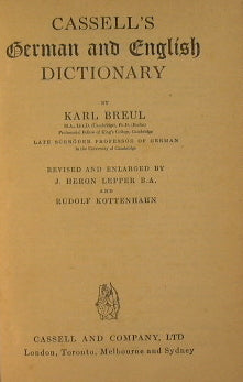 German and English Dictionary