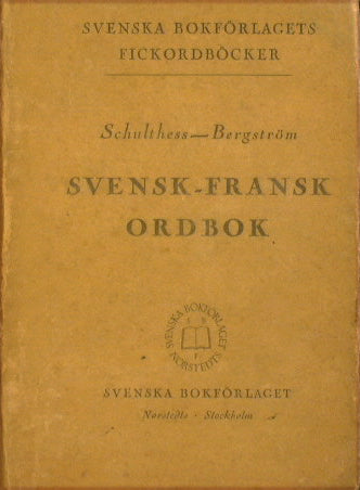 Scensk - Fransk ordbok