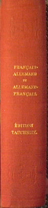 Nouveau Dictionnaire de Poche des Langues Francaise et Allemande