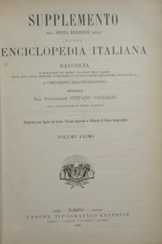 Supplemento alla sesta edizione della Nuova Enciclopedia Italiana