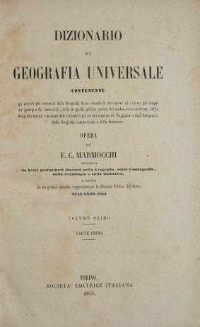 Dizionario di Geografia Universale
