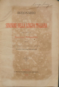 Dizionario dei sinonimi della lingua italiana