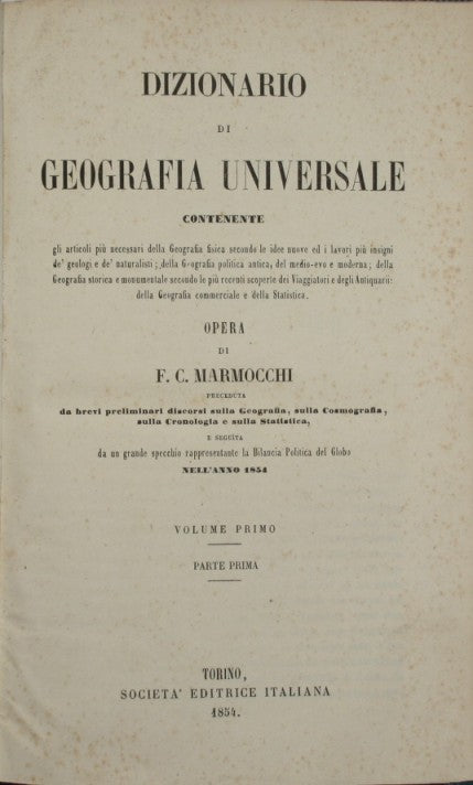 Dictionary of universal geography