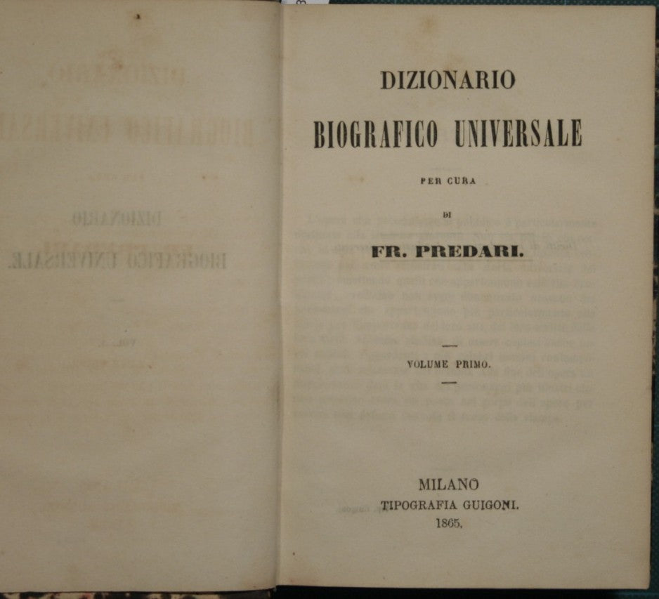 Dizionario biografico universale