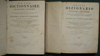 Grand dictionnaire francois-italien; Grande dizionario italiano-francese