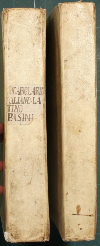 Vocabolario italiano-latino; Vocabularium latinum et italicum