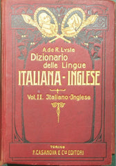 Nuovo dizionario moderno razionale pratico italiano inglese. Vol. II