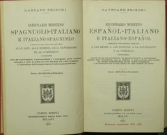 Diccionario moderno espanol-italiano e italiano-espanol. Parte: Espanola-Italiana