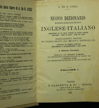 New modern rational practical English-Italian dictionary; Italian English