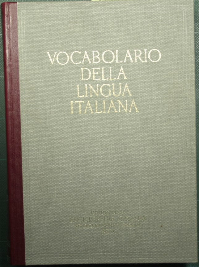 Vocabulary of the Italian language