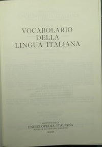 Vocabulary of the Italian language