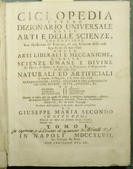 Ciclopedia ovvero Dizionario universale delle arti e delle scienze