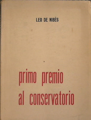 Primo premio al conservatorio