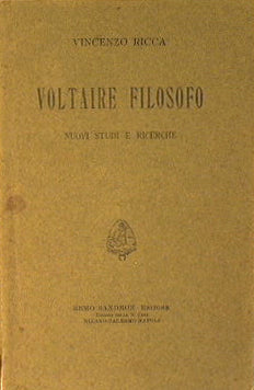 Voltaire filosofo. Nuovi studi e ricerche