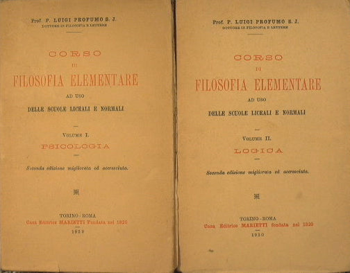 Corso di Filosofia Elementare