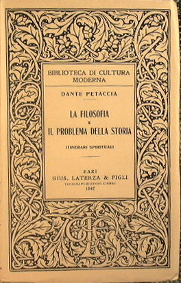 La filosofia e il problema della storia