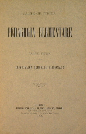 Pedagogia elementare