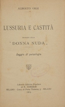 Lussuria e castità