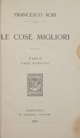 Le cose migliori