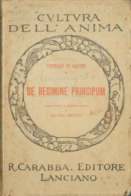 De regimene principum