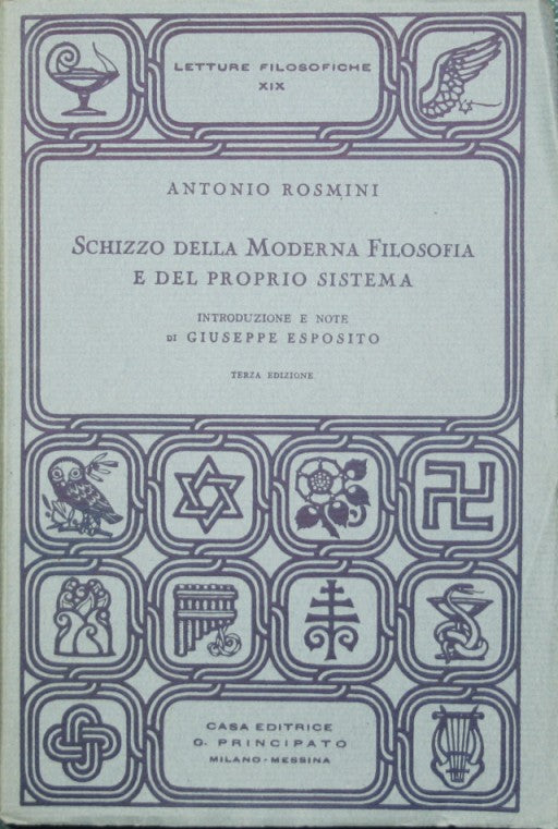 Schizzo della moderna filosofia e del proprio sistema