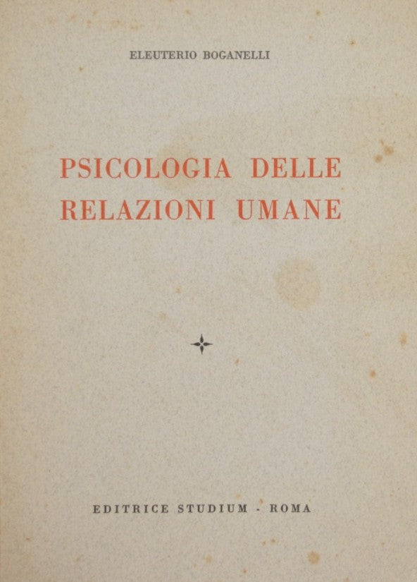 Psicologia delle relazioni umane