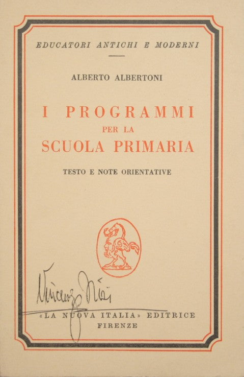 I programmi per la scuola primaria