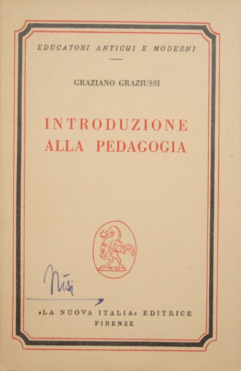 Introduzione alla pedagogia