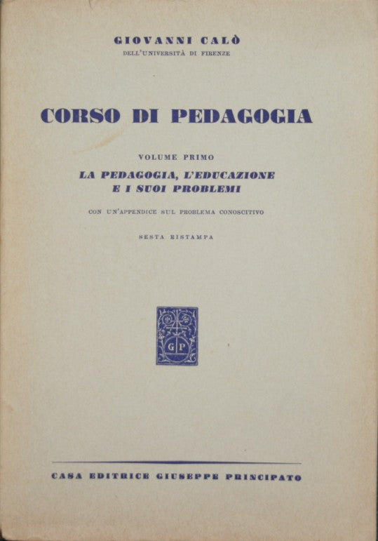 Corso di pedagogia