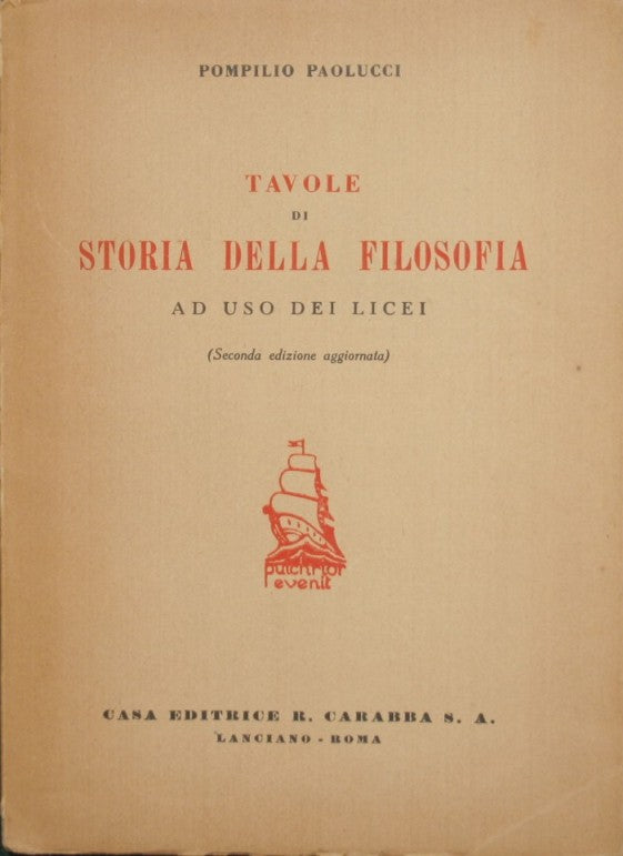 Tavole di storia della filosofia