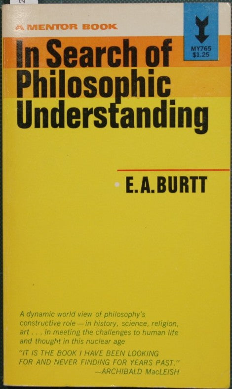 In search of philosophical understanding