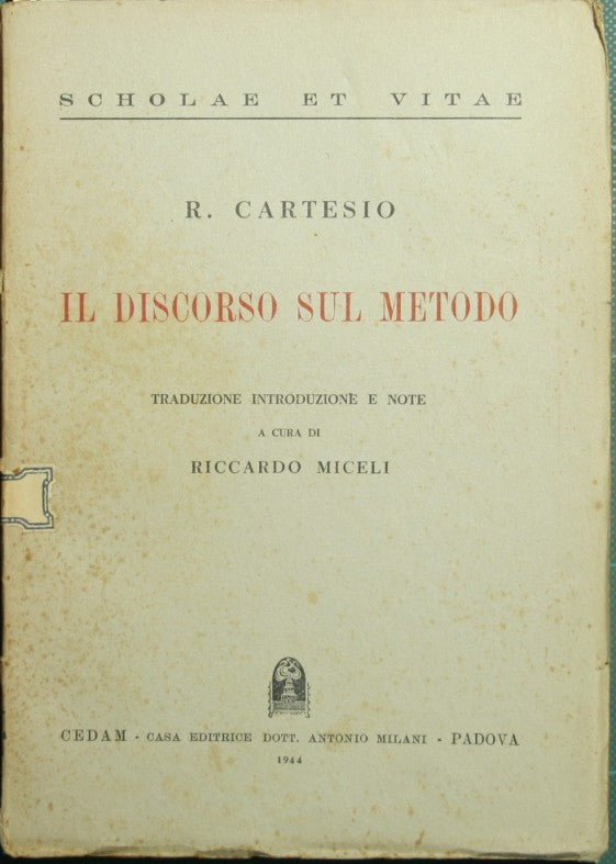 Il discorso sul metodo