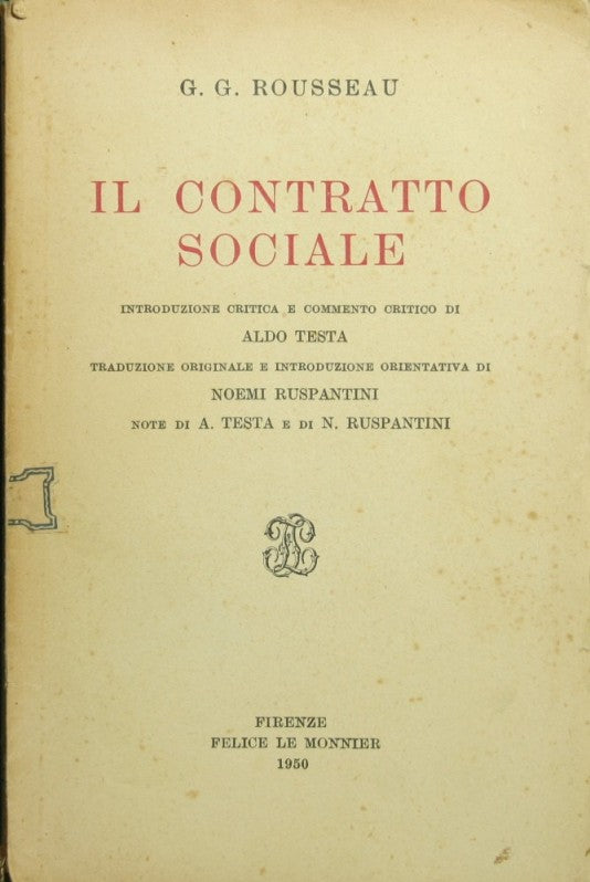 Il contratto sociale