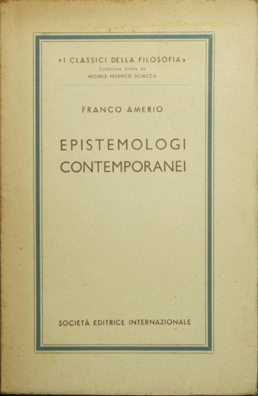 Epistemologi contemporanei